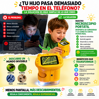 Rechargeable Portable Digital Microscope